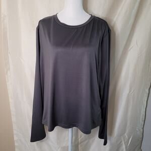 Shein Curve Gray Long Sleeve Shirt - Women's 4X